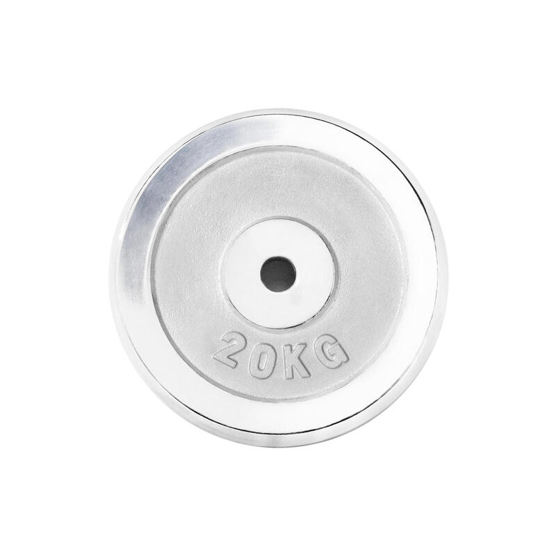 DISQUE DE MUSCULATION CHROMÉ | DIAM 31 MM | AU CHOIX DE 1,25KG À 30KG