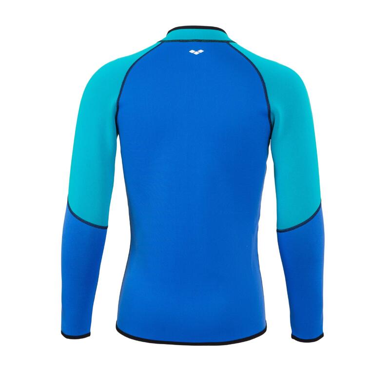 FASHION MEN LONGSLEEVE THIN NEOPRENE TOP - BLUE