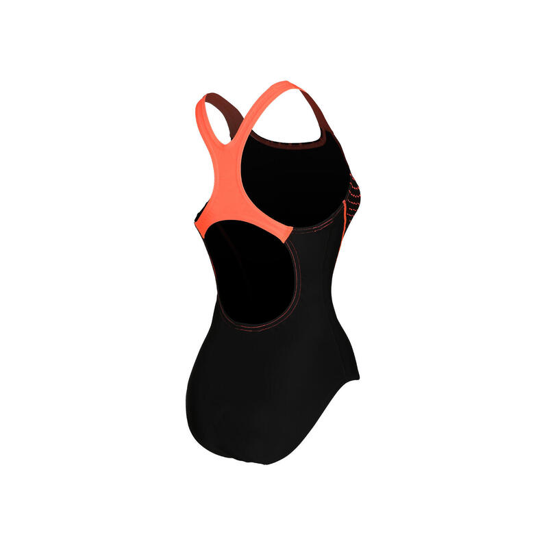 ECO ENDURAFLEX LADIES' MEDLEY LOGO 1-PIECE SWIMSUIT - RED