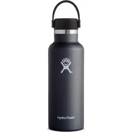 Standard thermos Hydro Flask with standard mouth flex cap 18 oz