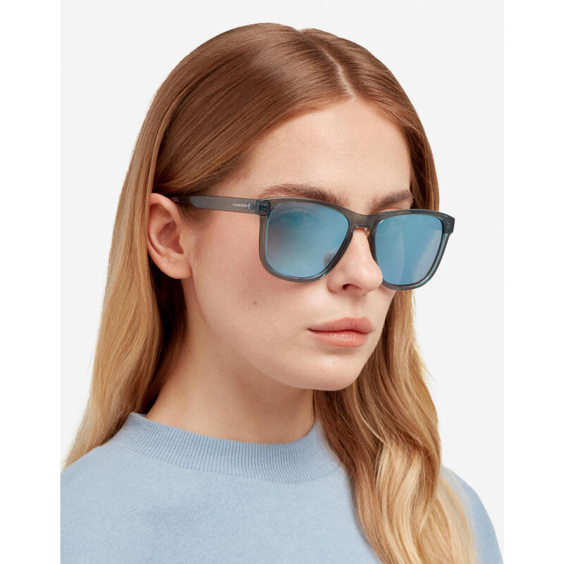 HAWKERS - Lunettes de soleil pour homme et femme BLUE CHROME POLARIZED - ZHANNA