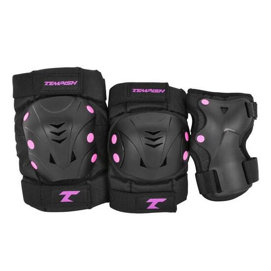 Taky - Protections de patinage ot de 3 - Adultes - Rose