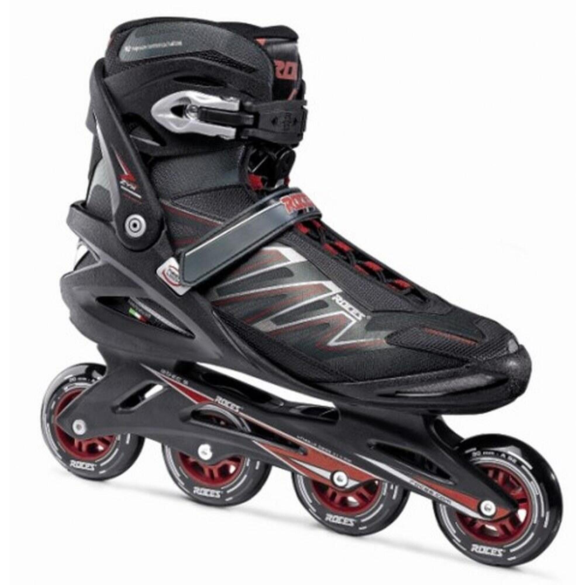 Big Zyx 90 – Herren- Inline Skates - Schwarz – Rot 4/5