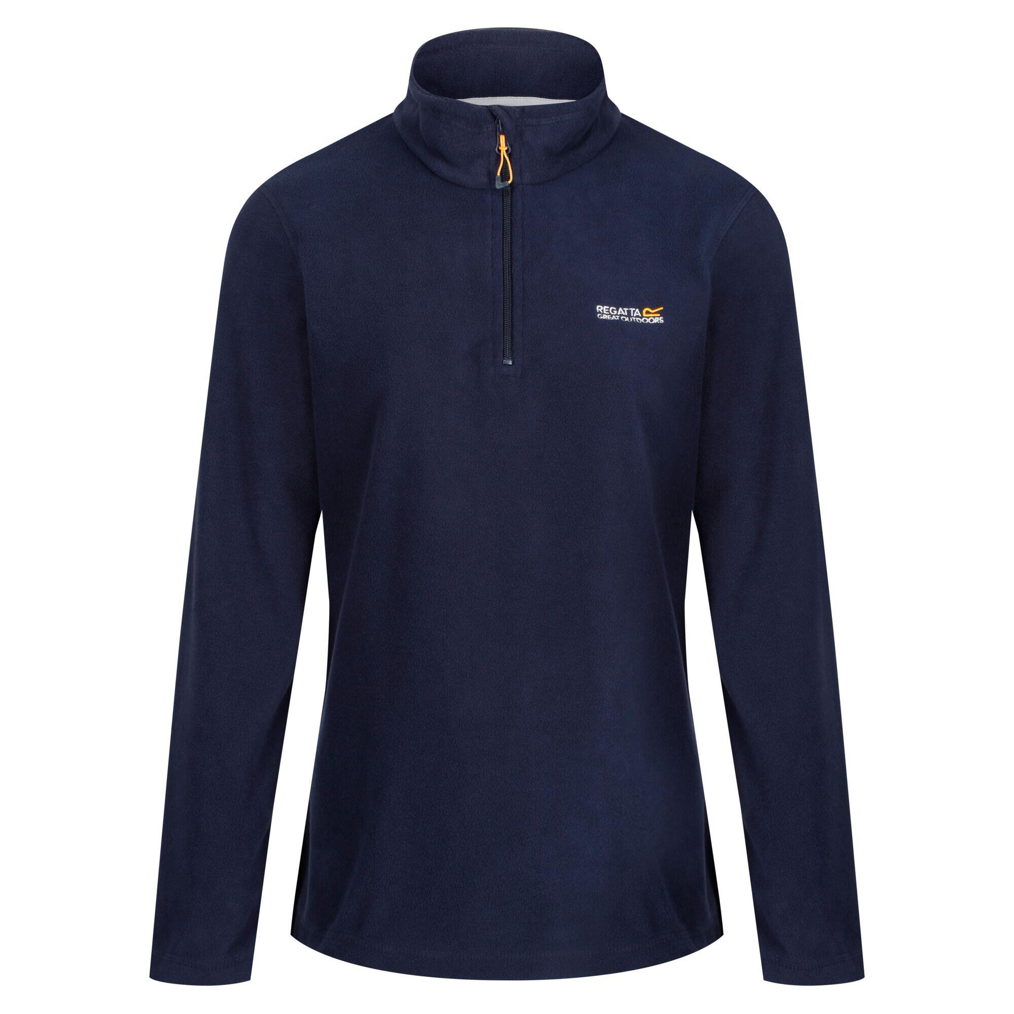 Great Outdoors Womens/Ladies Sweetheart 1/4 Zip Fleece Top (Navy) 2/5