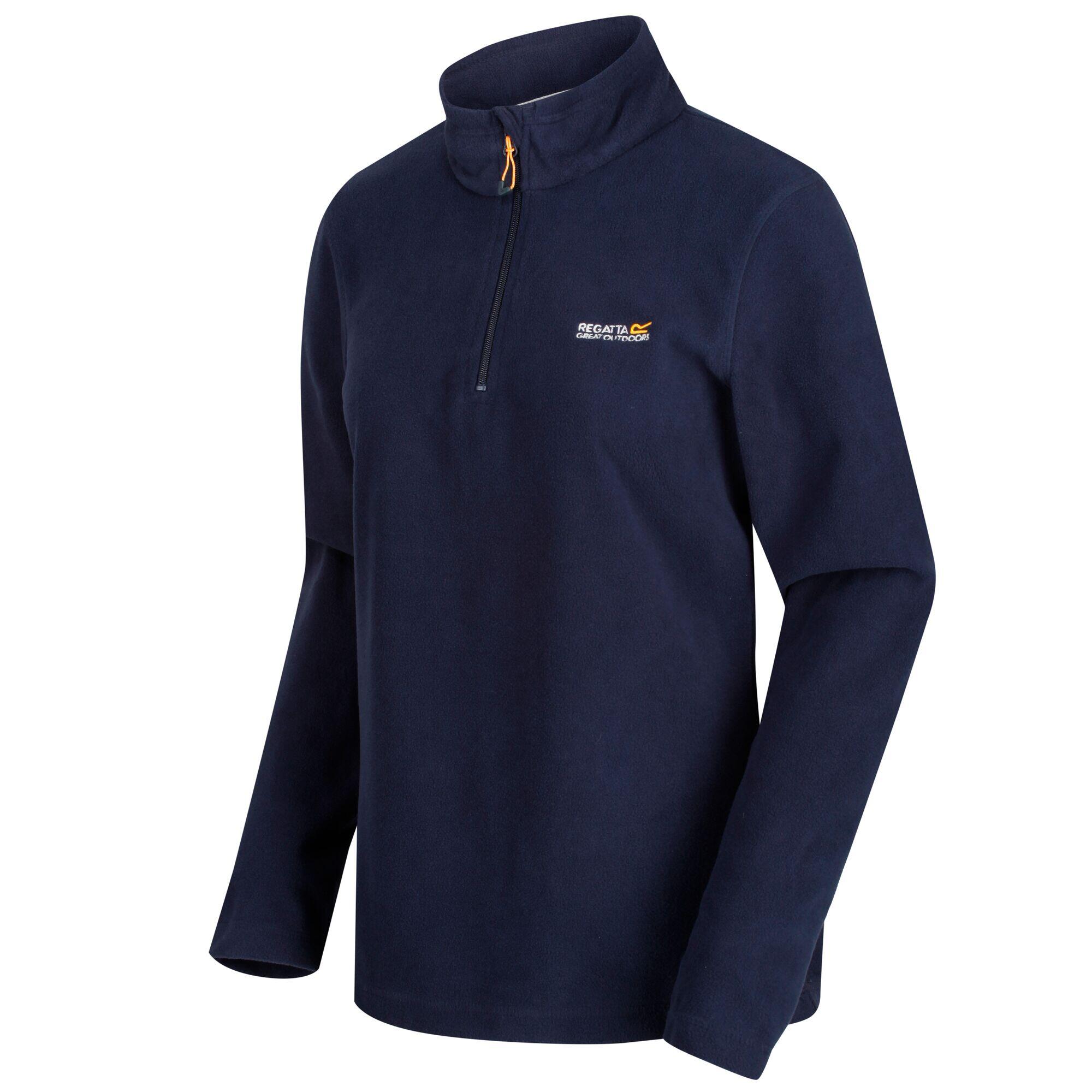 Great Outdoors Womens/Ladies Sweetheart 1/4 Zip Fleece Top (Navy) 4/5