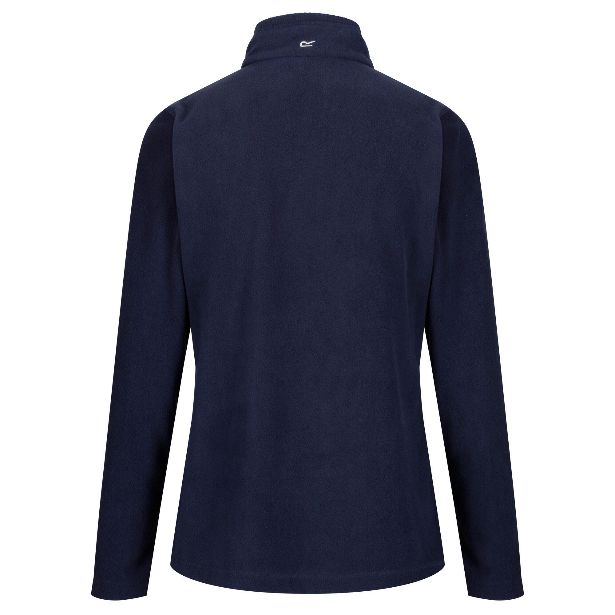 Great Outdoors Womens/Ladies Sweetheart 1/4 Zip Fleece Top (Navy) 3/5