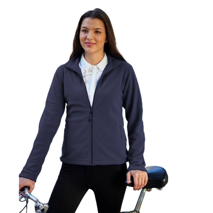 Womens/Ladies FullZip 210 Series Microfleece Jacket (Dark Navy) 4/5