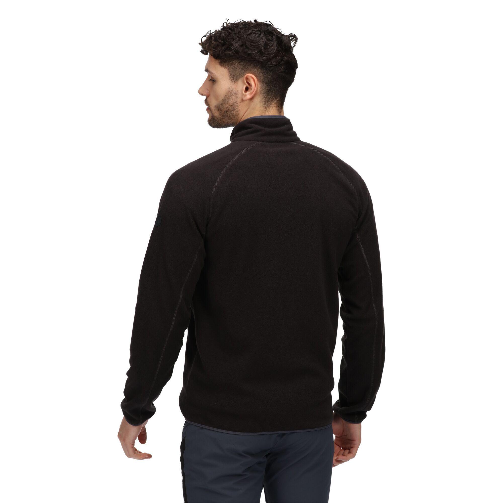 Mens Hadfield Full Zip Fleece Jacket (Black) 4/5