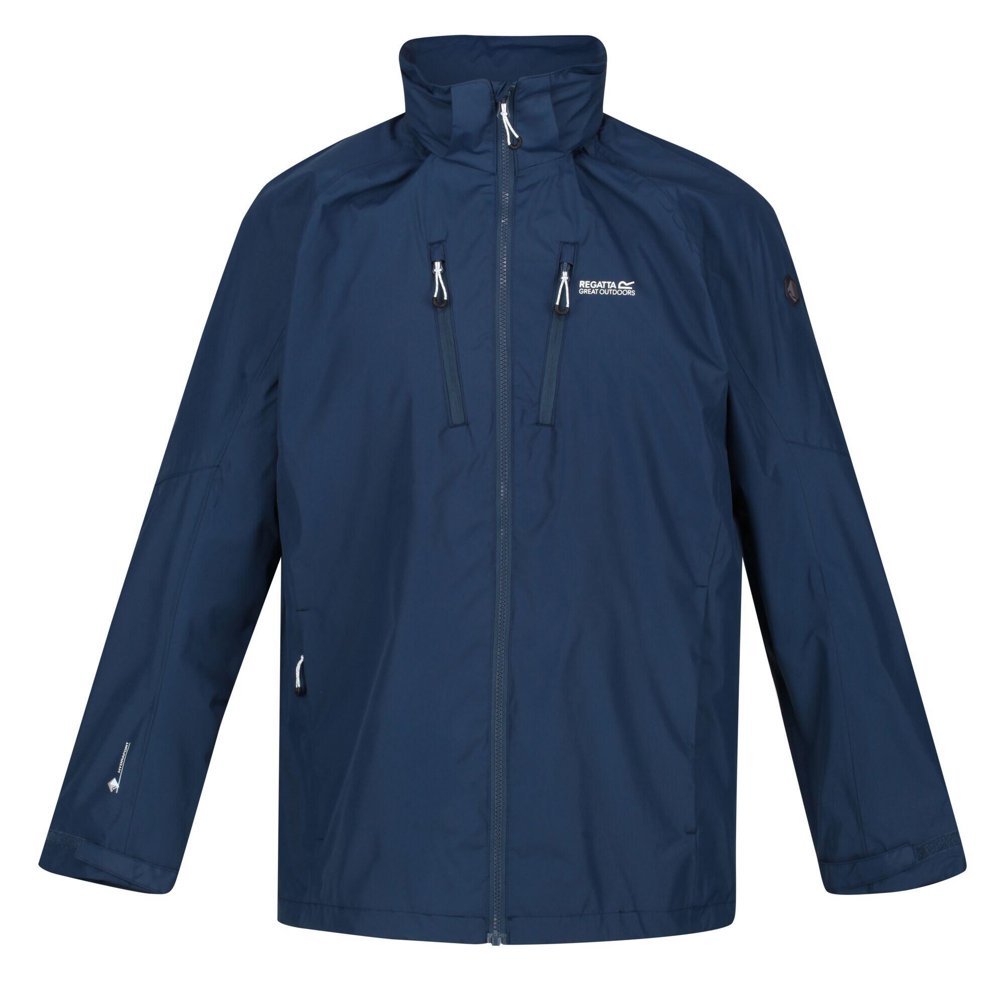 Mens Calderdale IV Waterproof Softshell Hooded Walking Jacket (Moonlight Denim) 1/5