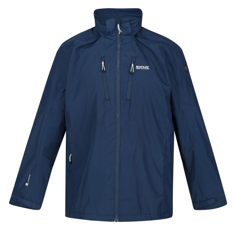 Heren Calderdale IV waterdichte Softshell wandeljas met capuchon (Maanlicht