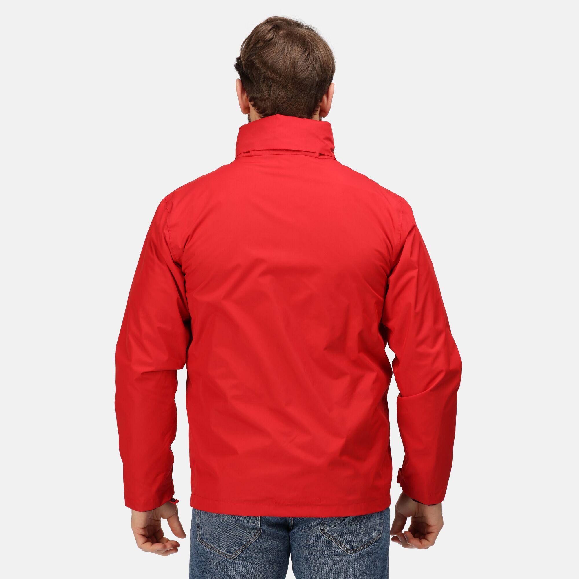 Mens Classic Waterproof Jacket (Classic Red/Black) 2/5