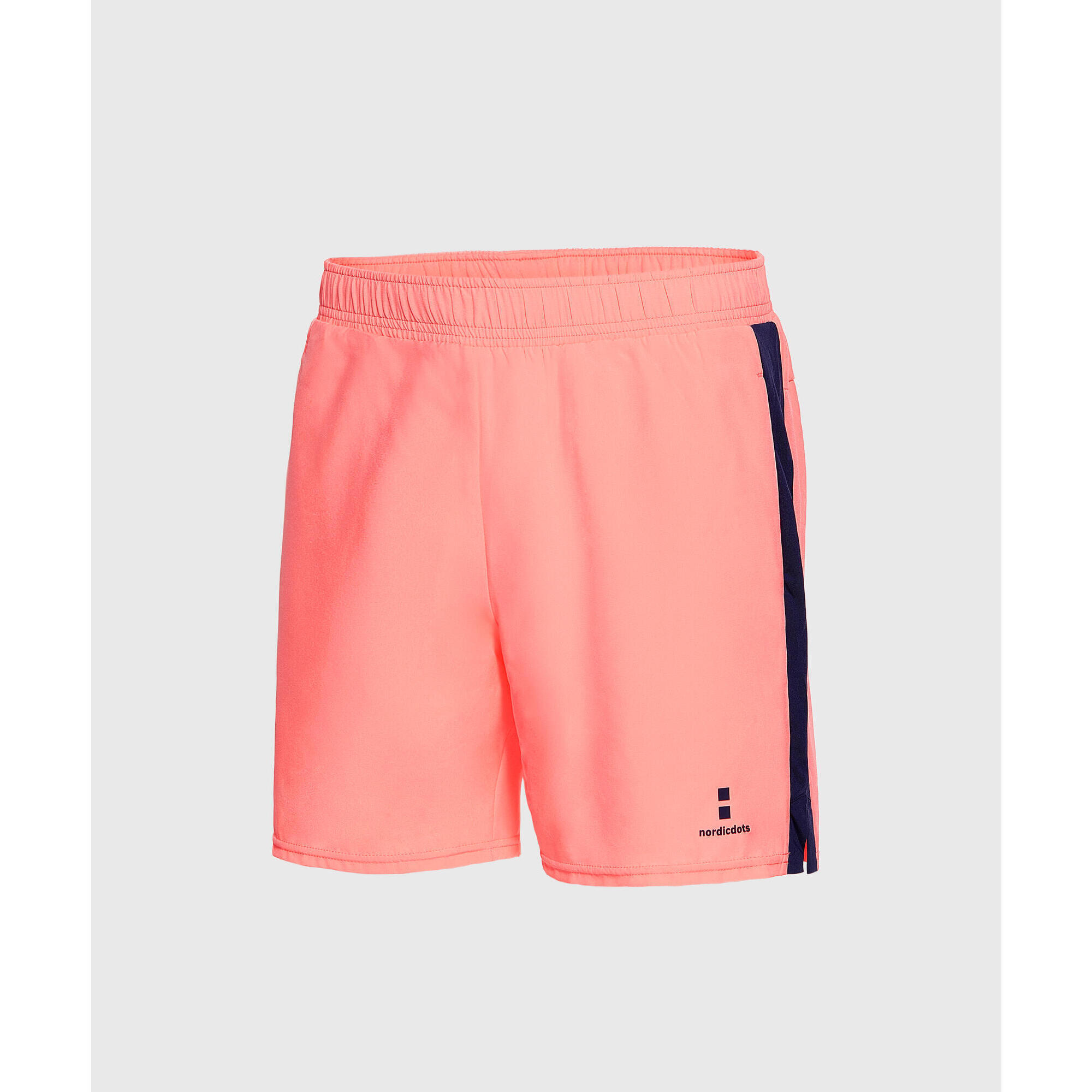 Nordicdots - Short Tennis/padel Performance Homme Melon/marine Bleu - Short - Bleu|rose -  L - Decathlon