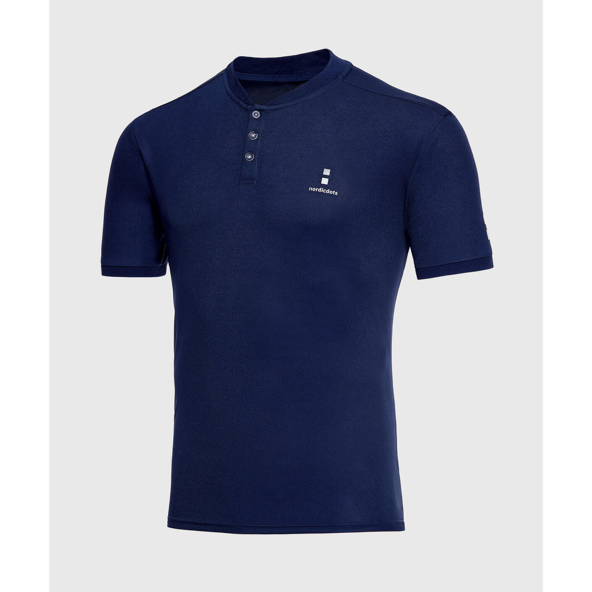 NORDICDOTS Excellence Tennis/Padel Polo Heren Marineblauw