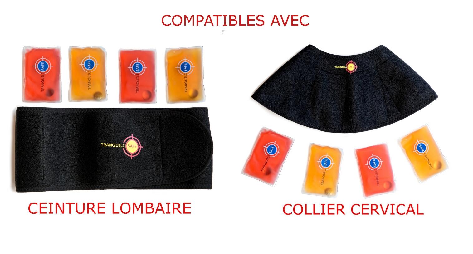 Lot De 4 Chaufferettes Mains TRANQUILISAFE - Réutilisables - Bouillotte De Poche - NEUF