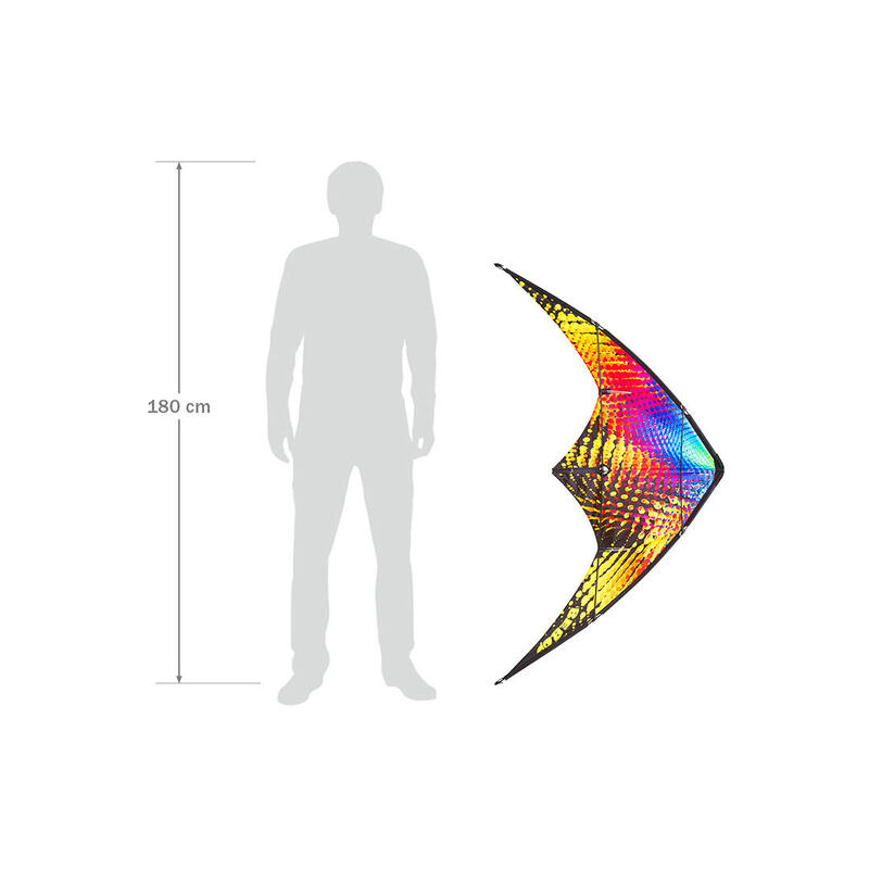 Zmeu acrobatic HQ Bebop Vibe 112351 Rainbow 145 x 69 cm