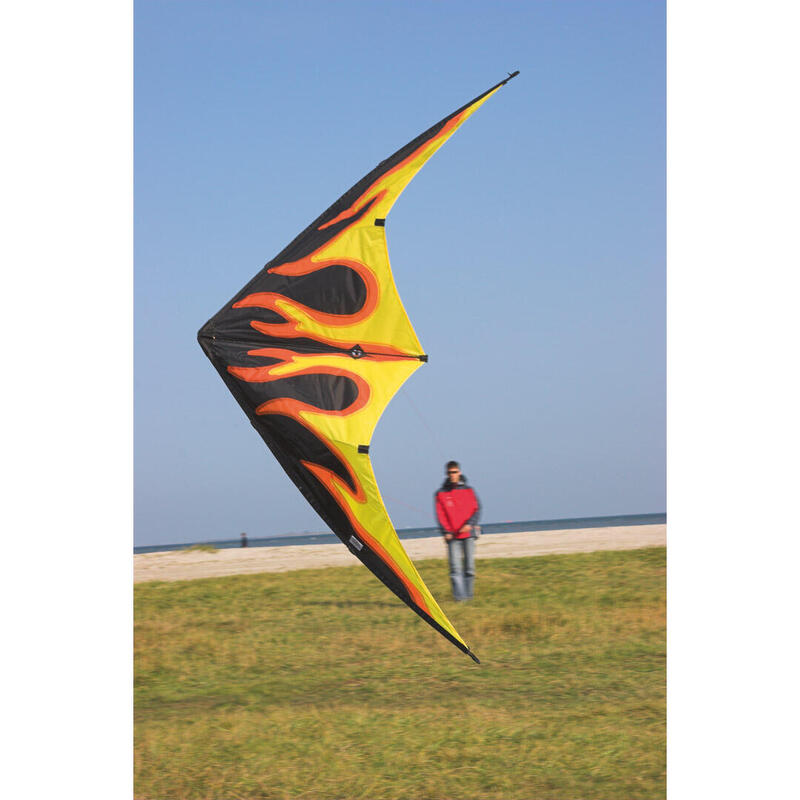Zmeu acrobatic HQ Bebop Fire 112350 Negru 145 x 69 cm