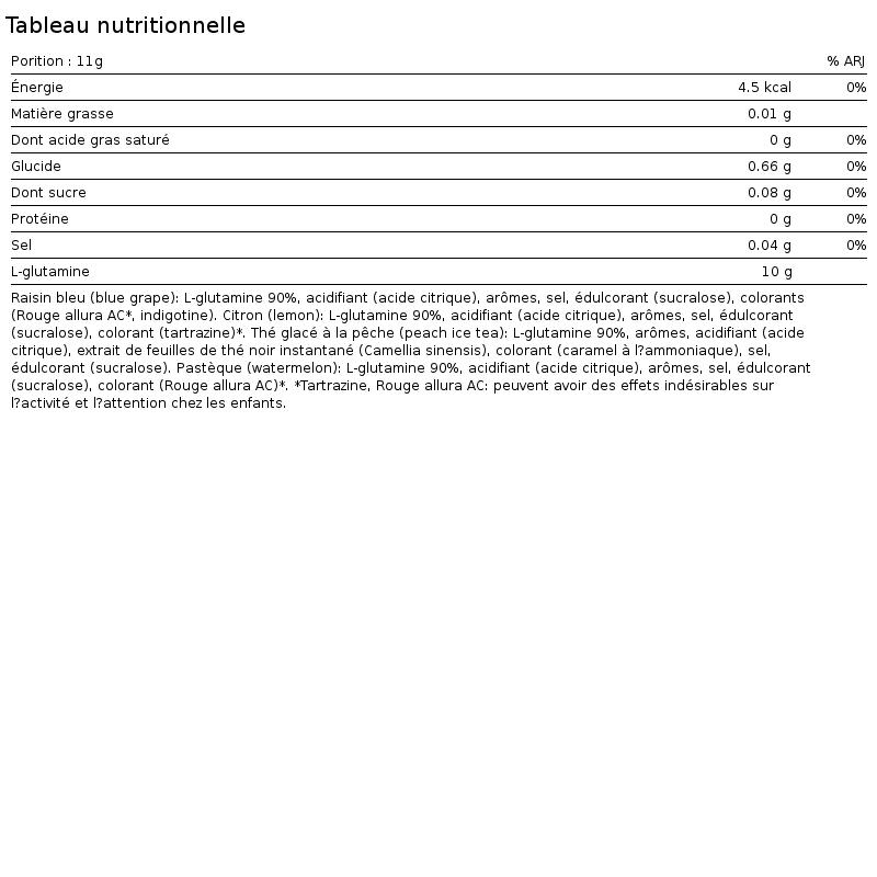 Glutamine Zero - 300g Citroen Biotech USA 2/5