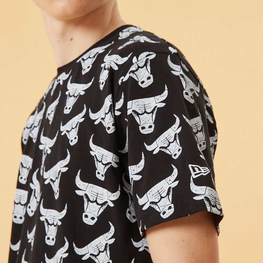 T-shirt logo Chicago Bulls 5/5