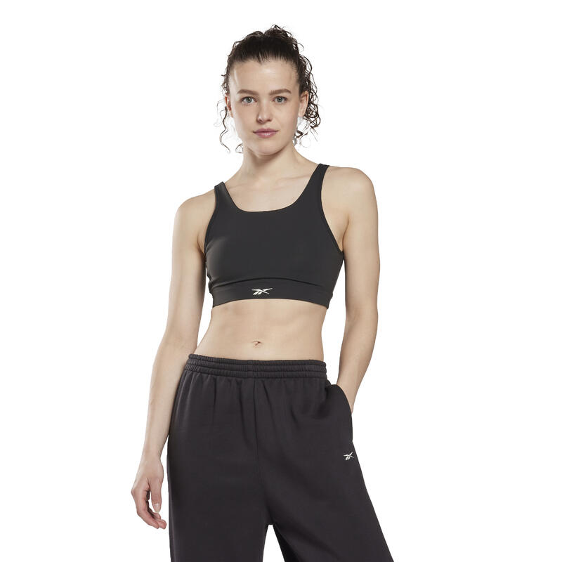Tricou sport hn1837 top negru damă