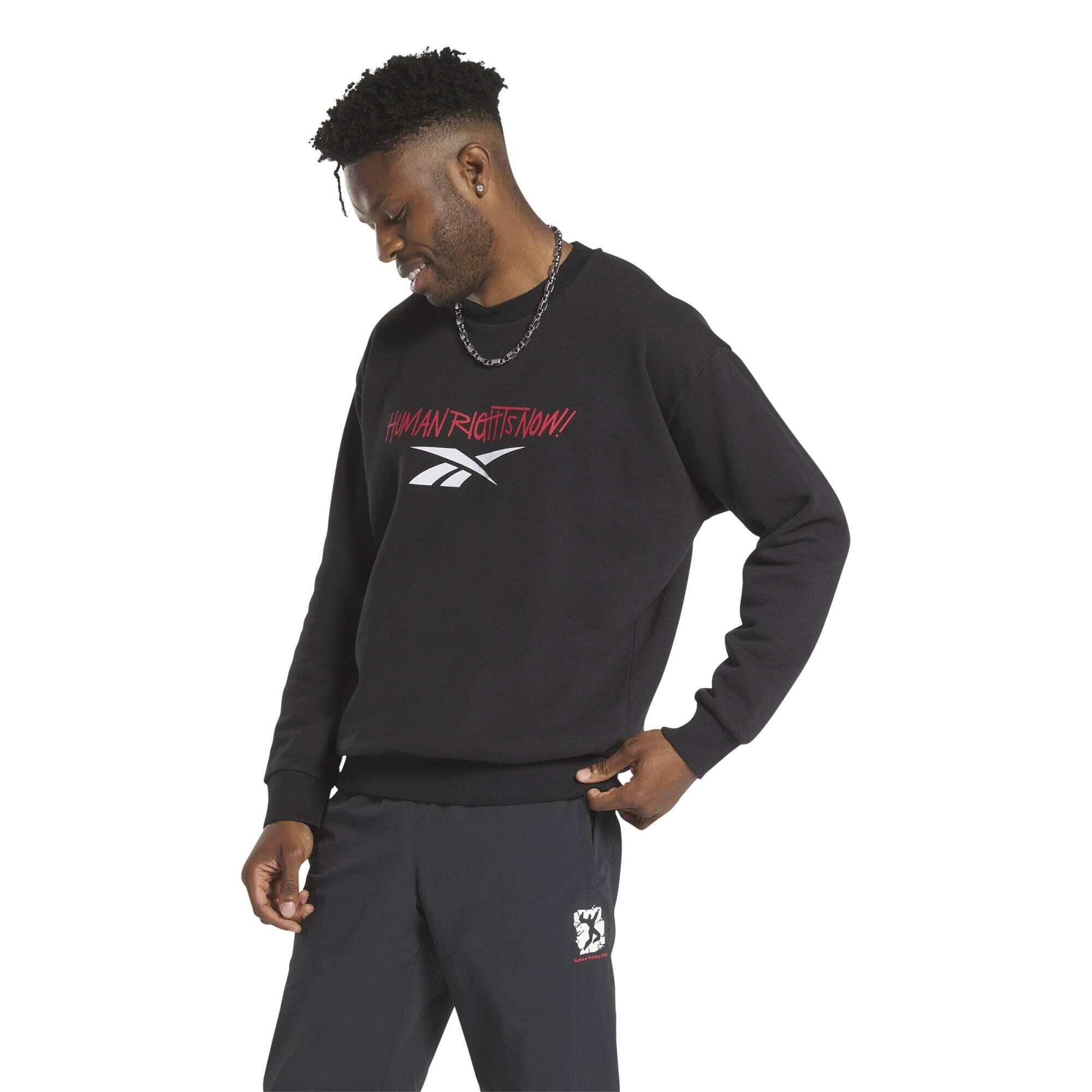REEBOK Sweater met ronde hals Reebok Human Rights Now!