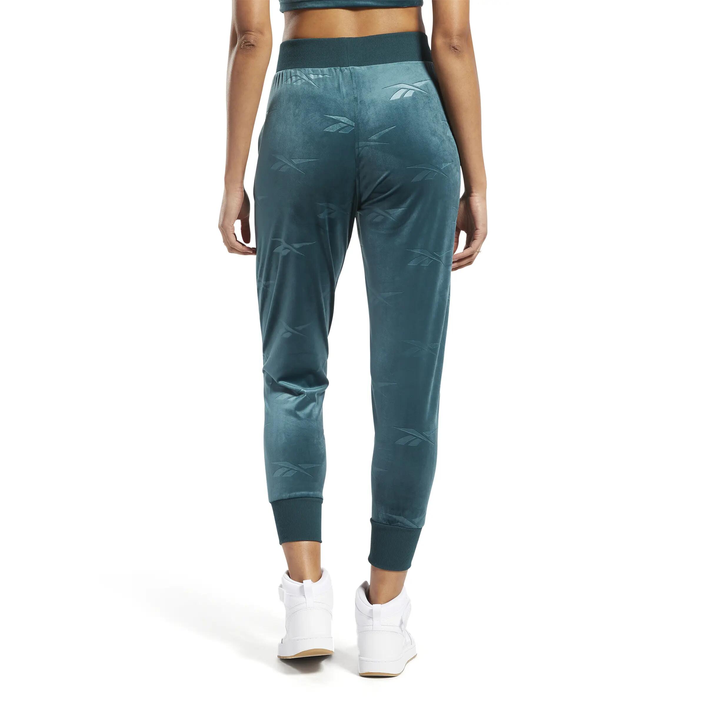 Pantaloni Da Jogging Donna Reebok Energy Q4 Verde Foresta 4/5