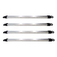 Lot de 4 barres réglables pour robot tondeuse pour trampolines