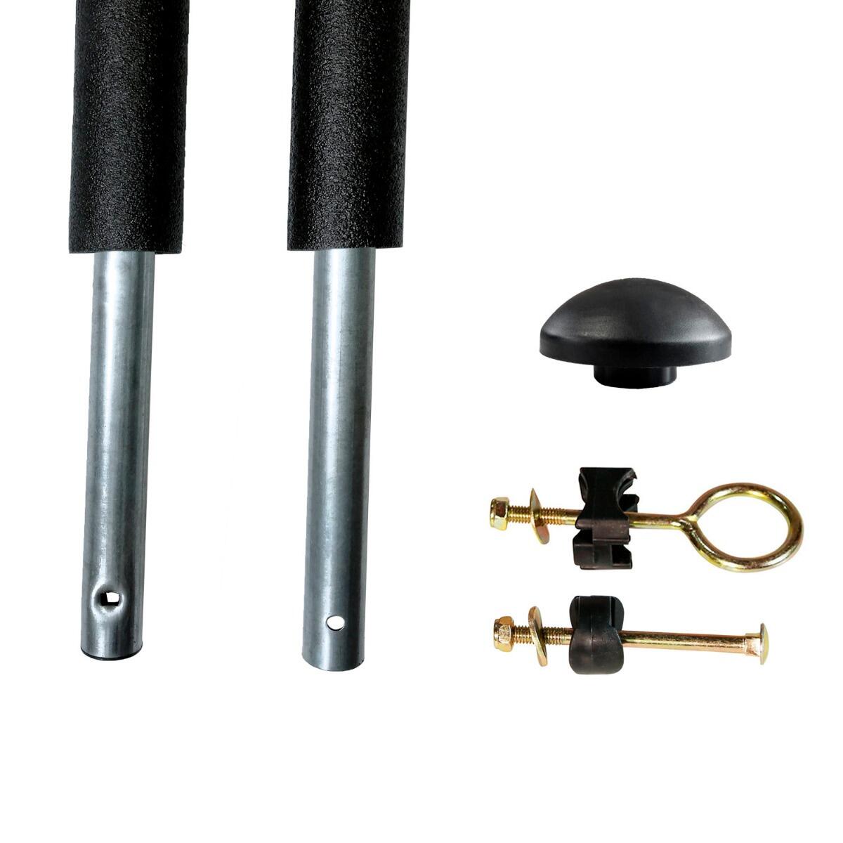 1 poteau Ø25 mm trampoline toutes marques avec mousse et visserie 1/5