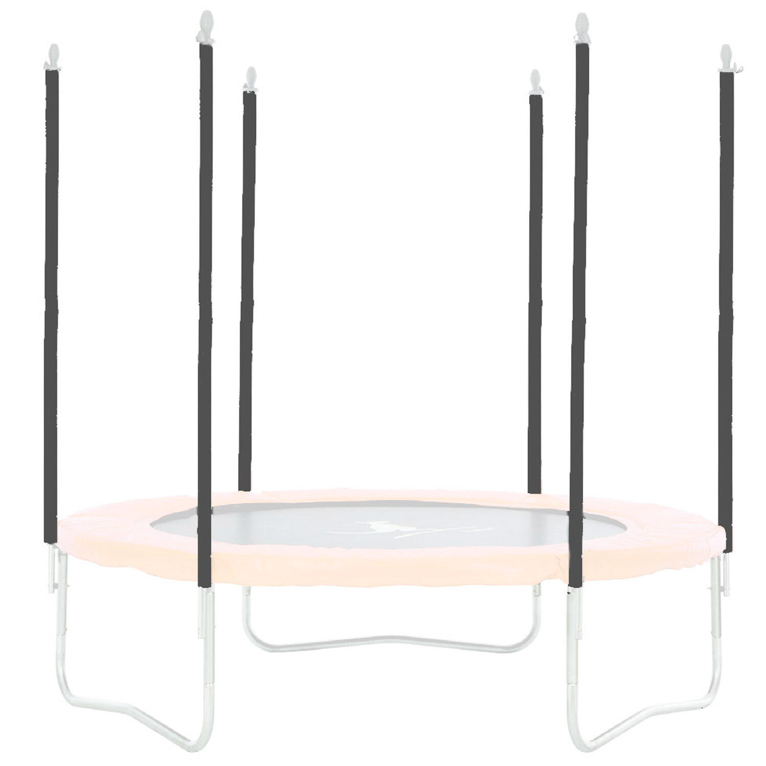 Set de 16 mousses universelles Ø25 mm pour poteaux de trampoline 2/3