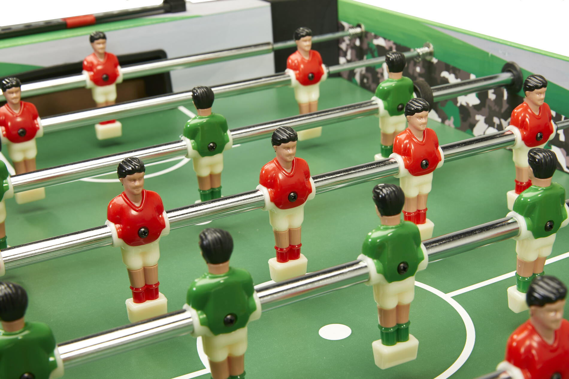 Table de baby foot d'intérieur pliable - 22 figurines - 3 balles - 2 à 4 joueurs 5/5