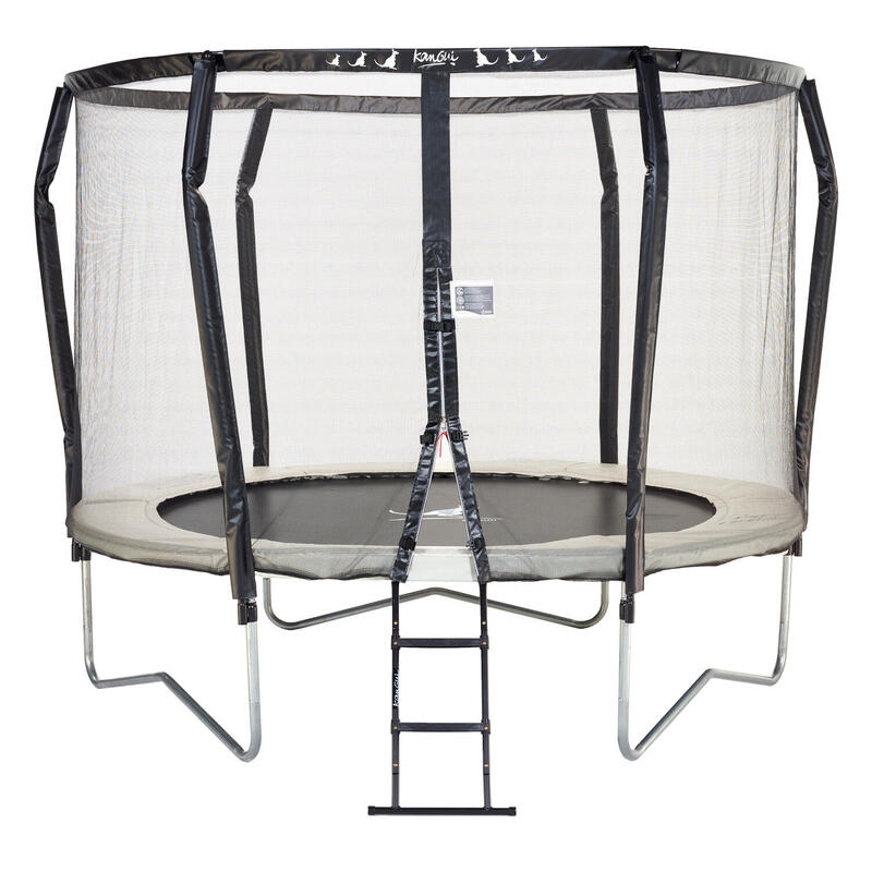 Trampoline de jardin rond Ø300cm avec filet de sécurité + échelle - Fabrication