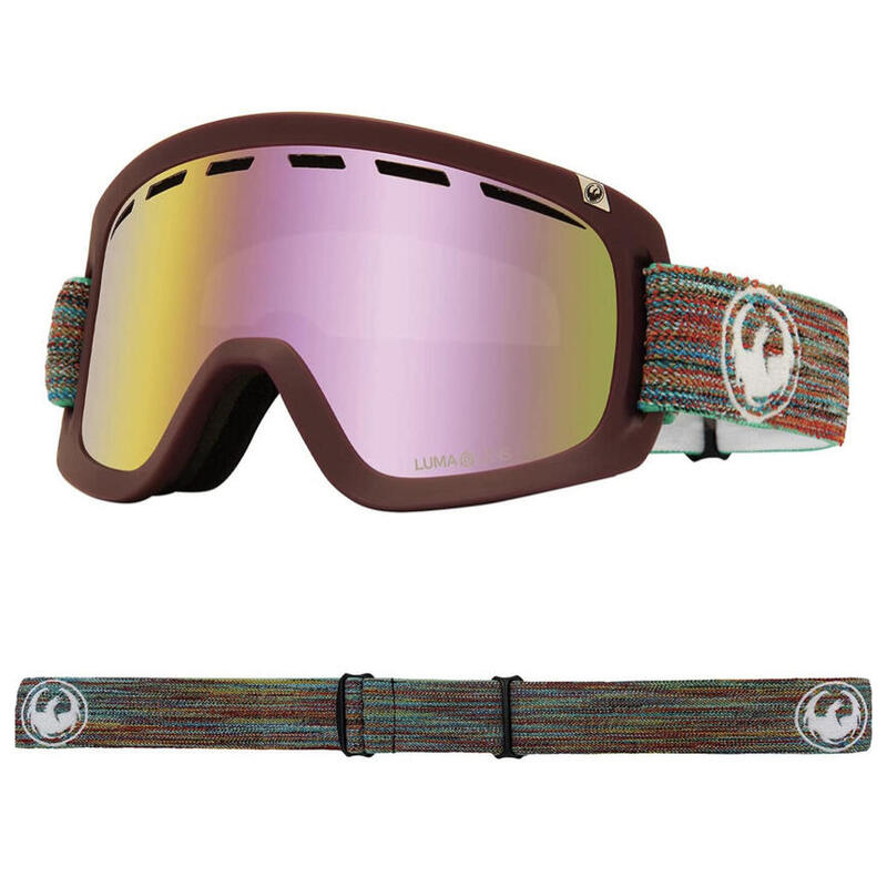 D1OTG 中性滑雪雪鏡 (亞洲人適用) - 棕色