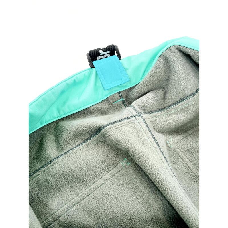 Unisex  Waterproof/Windproof Snow Pants with suspender - Green