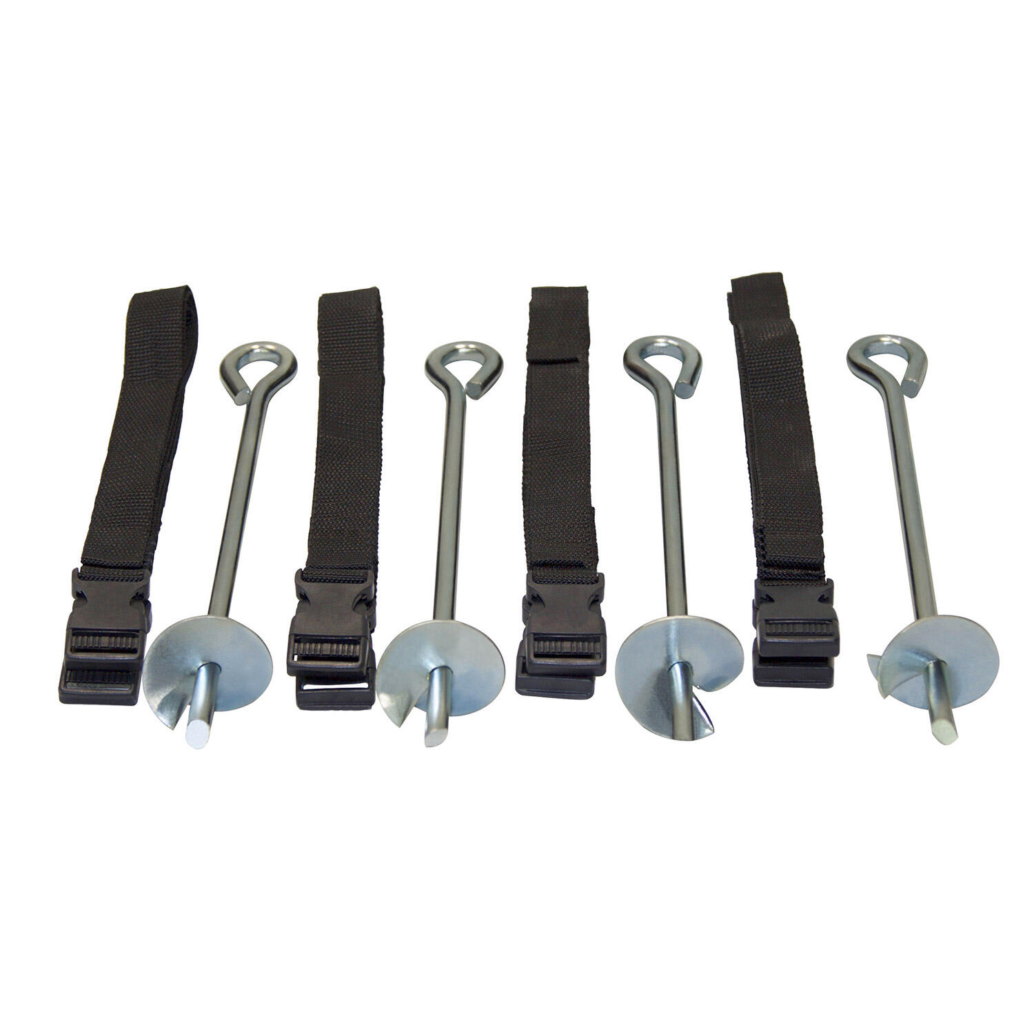 Kit Ancrage Pour Trampoline - 4 Sardines De Fixation Et Sangles - Adaptable - U