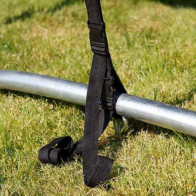 Trampolin-Verankerungsset – 4 Heringe und Universalgurte 4/5