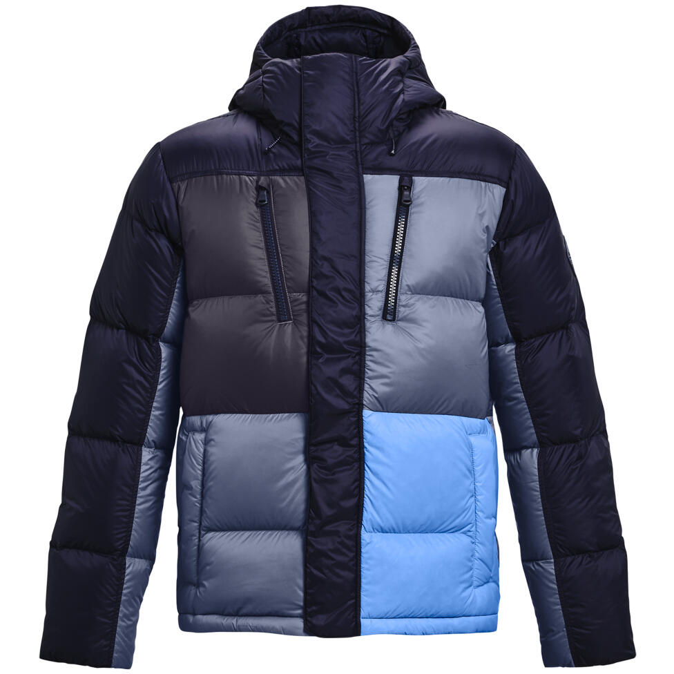 Veste Under Armour ColdGear Down Blocked Jacket, Bleu, Hommes 1/5