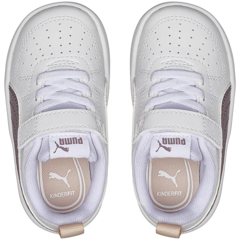 Pantofi sport copii Puma Rickie Ac Inf, Alb