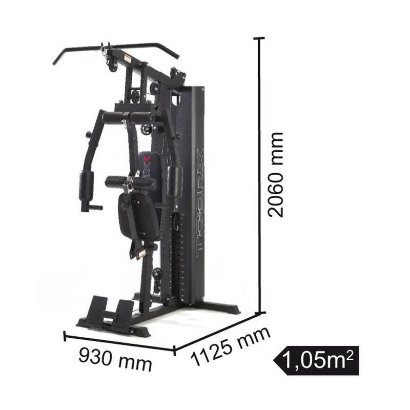 Home Gym - 70 kg Gewichtsblok - Ruimtebesparend -MSX-60