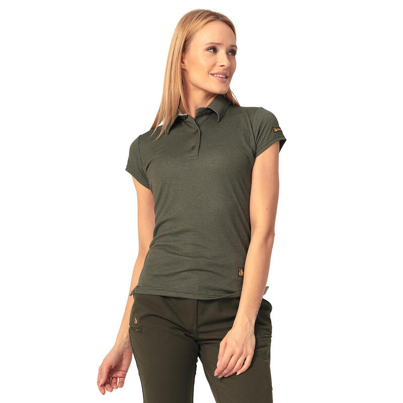 Koszulka myśliwska damska Tagart Polo Hals 2 Lady Dark Green