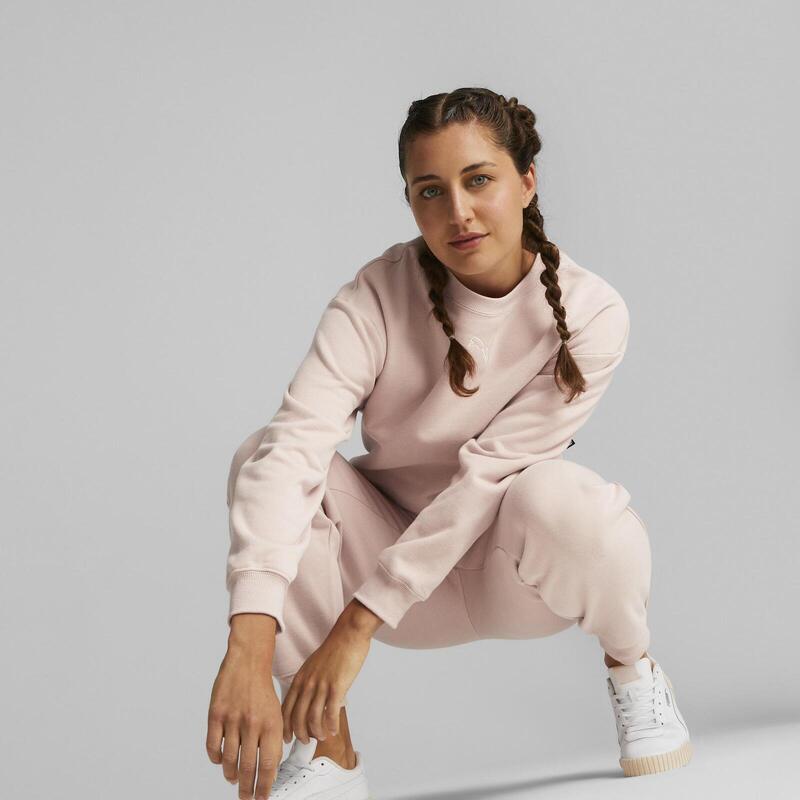 Melegítő Puma Lougewear Suit, Rózsaszín, Nők