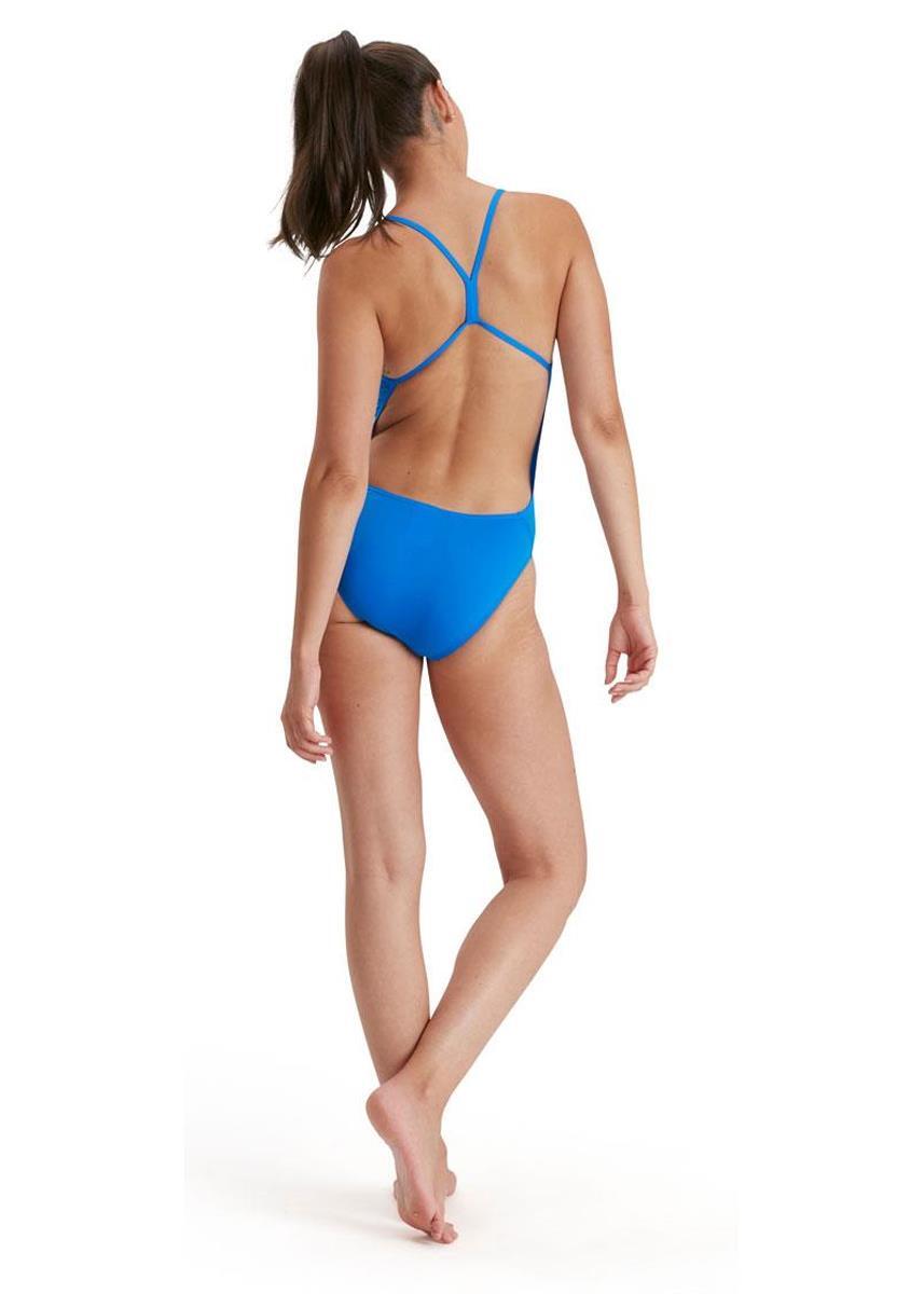 Speedo Eco Endurance Thinstrap Swimsuit Bondi Blue Speedo Decathlon