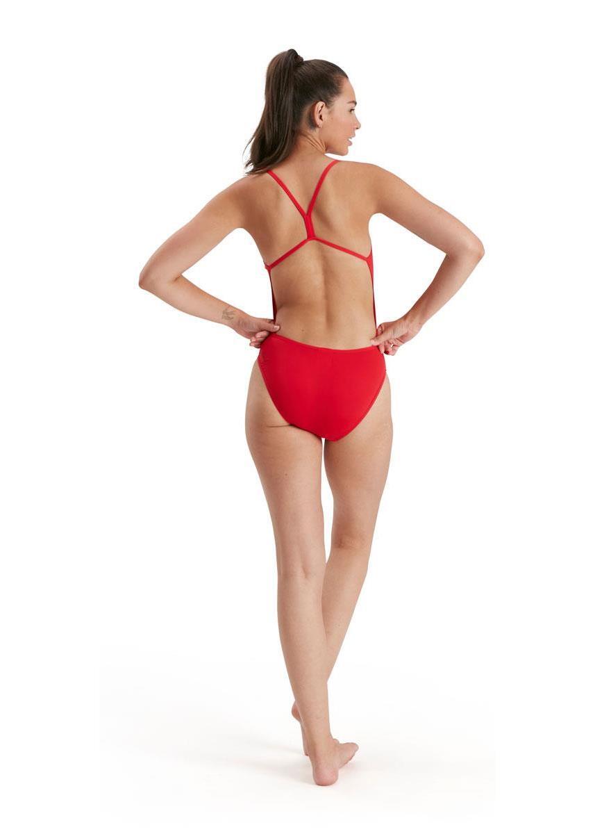 Speedo Eco Endurance+ Thinstrap Swimsuit - Fed Red 2/5
