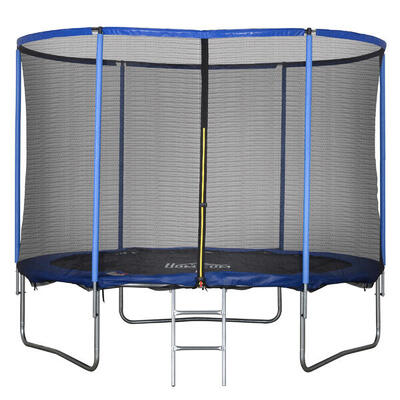 HOMCOM Tappeto Elastico per Bambini e Adulti con Rete e Bordo Imbottito