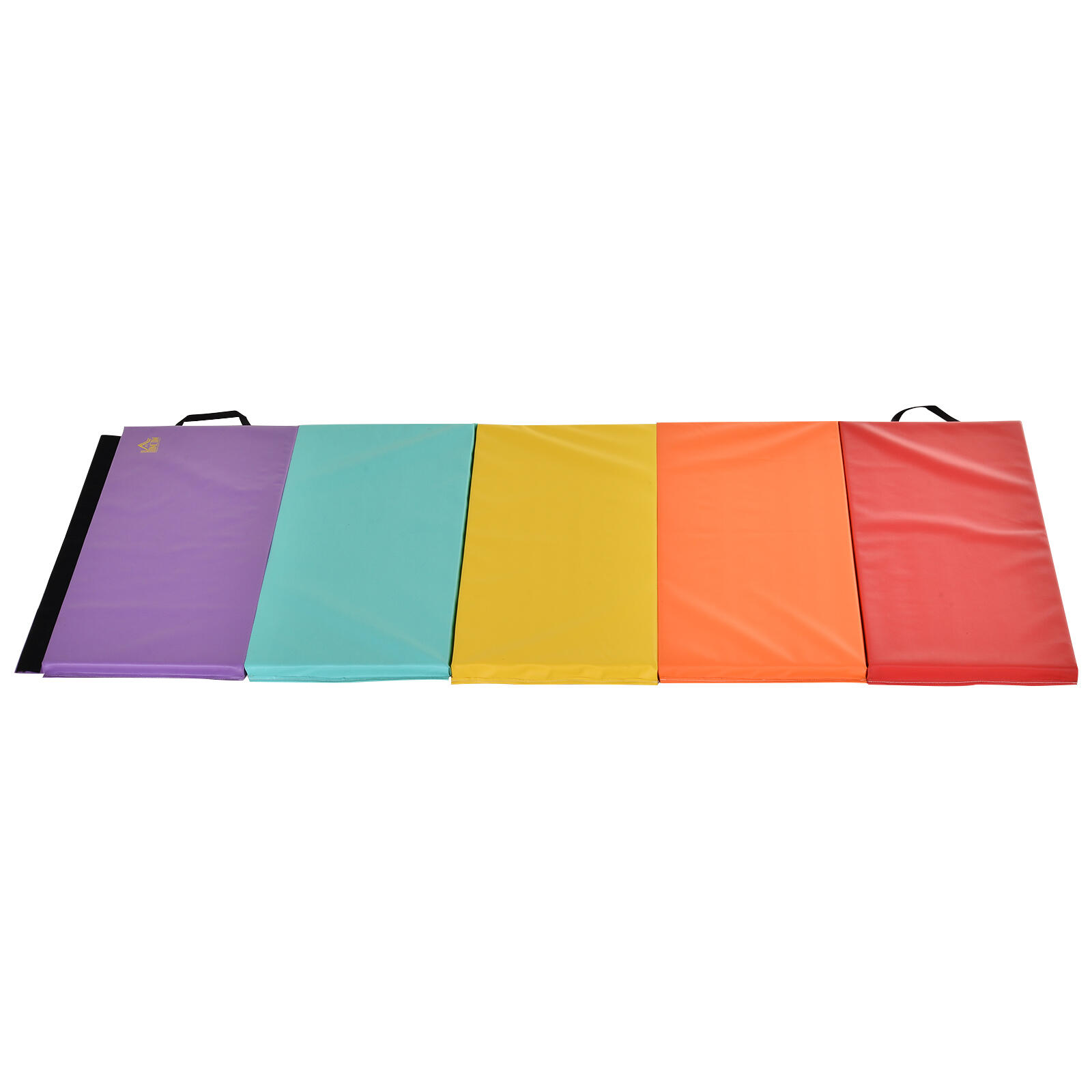 HOMCOM Tappetino Fitness per Palestra e Casa 5 Pannelli Pieghevoli 195x76x3cm 4/5
