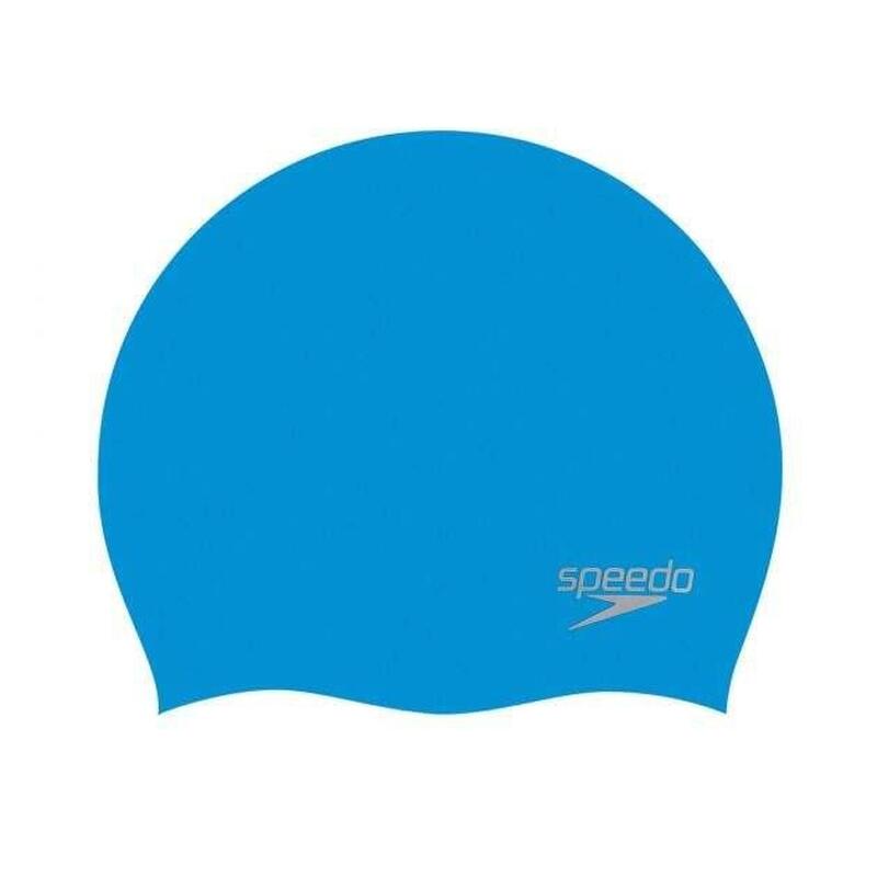 Gorro de baño natación unisex silicona Speedo Moulded Silicone Cap, azul oscuro