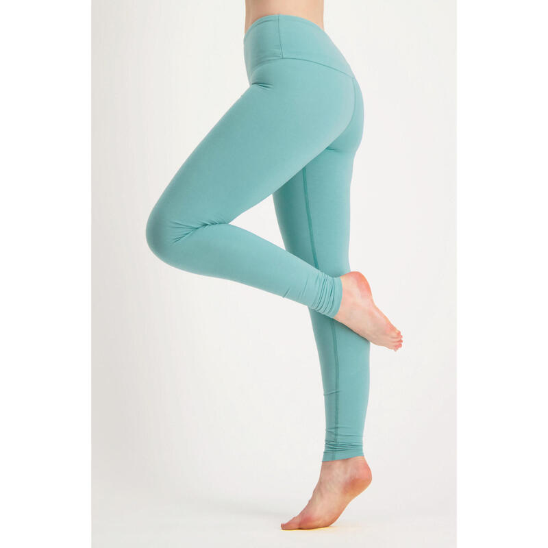 Legging de yoga Satya - Legging tendance taille haute dry fit - Scarabée Vert