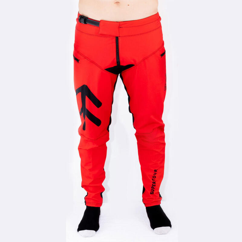 Pantalon Vélo Sapin Rouge Adulte