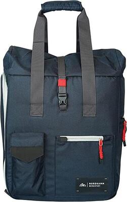 Skischoenen tas met helmvak dames heren schoenentas met rugzakfunctie blauw