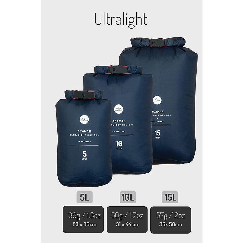 Set Drybag ACAMAR ultraléger bleu