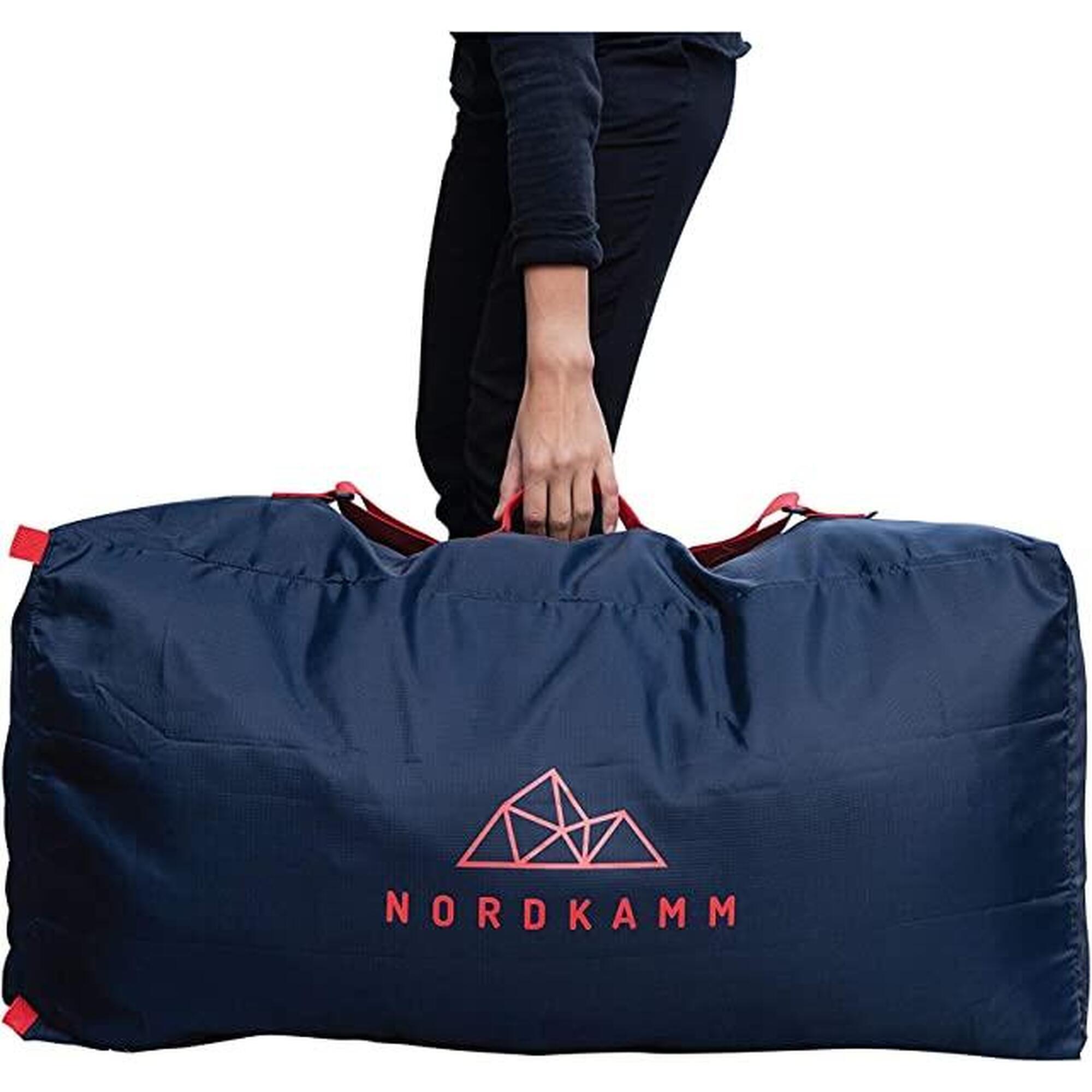 NORDKAMM Schutzhülle Rucksack 80 Liter Transporthülle Rucksackhülle Flight Cover blau