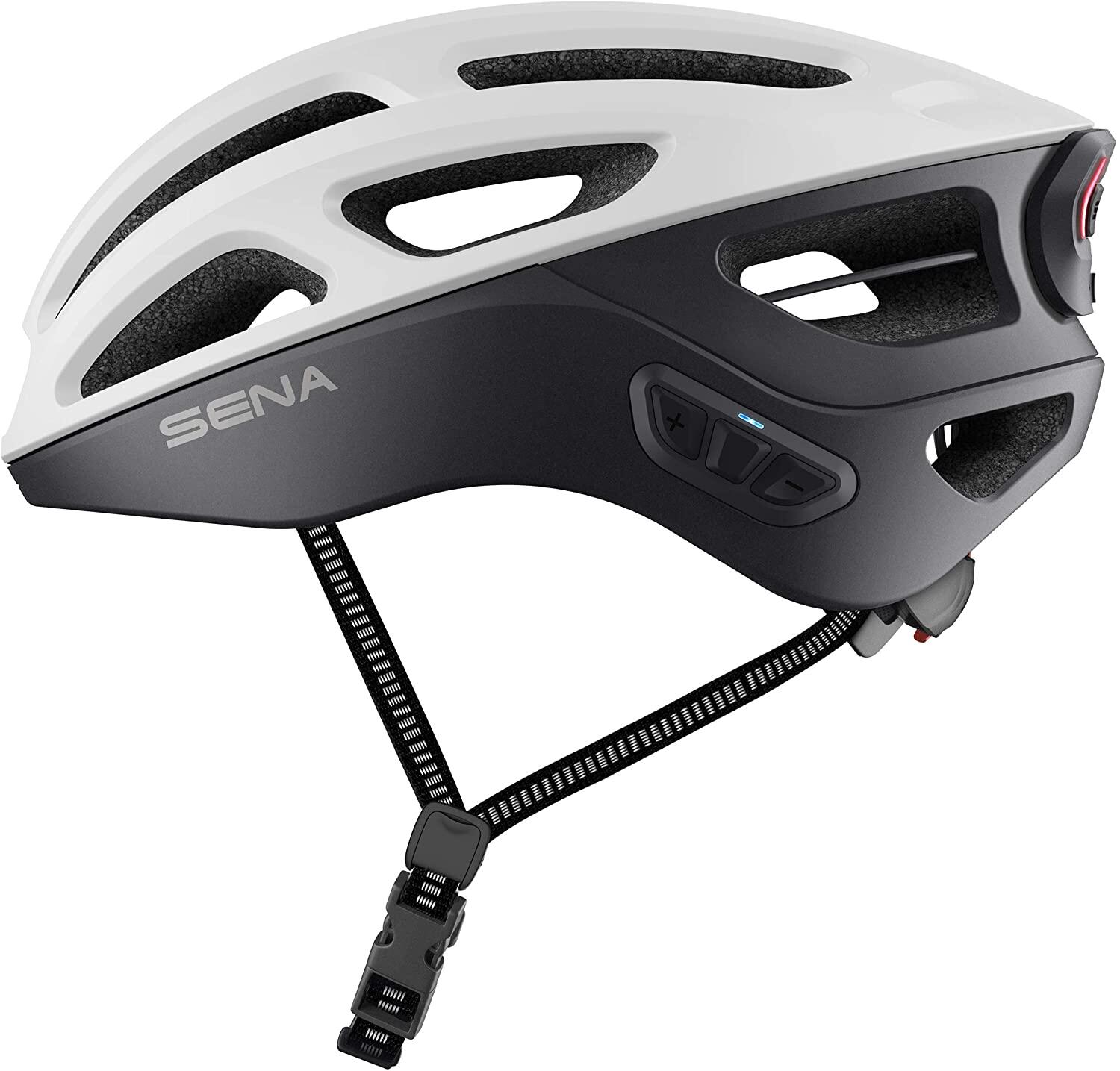 CASCO DA BICI (CON SISTEMA DI COMUNCIAZIONE INTEGRATO ) SENA R1 EVO, BIANCO 2/5